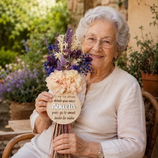 RAMITO CON PLACA MAMÁ O ABUELA