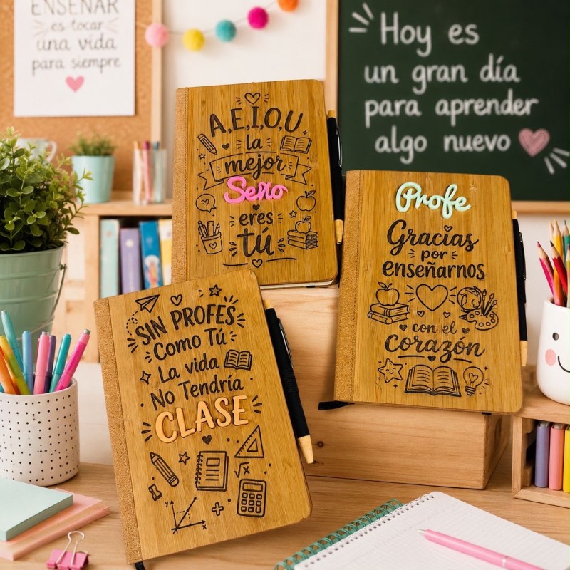 IBRETA PROFE BAMBÚ Y CORCHO