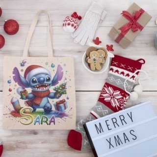 TOTE BAG NAVIDEÑA STITCH