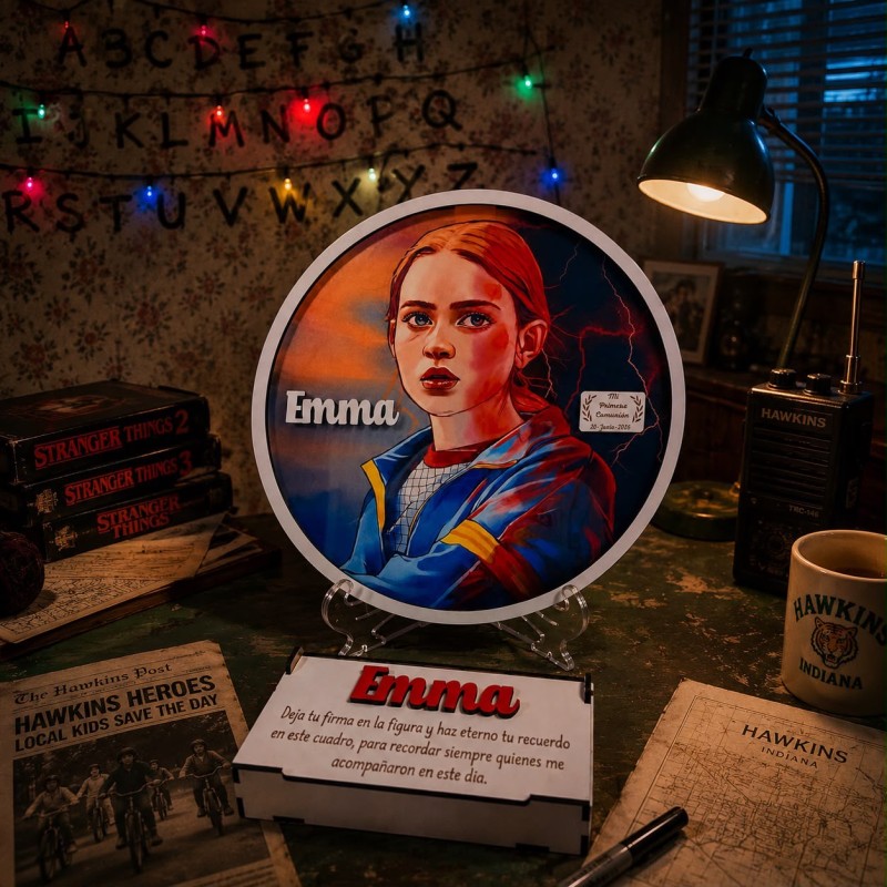 CUADRO DE FIRMAS ONCE STRANGER THINGS