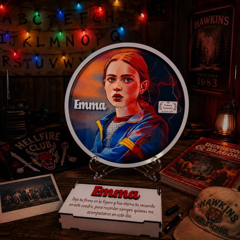 CUADRO DE FIRMAS ONCE STRANGER THINGS