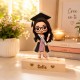 LÁMPARA FUNKO CON BASE DE MADERA GRADUACIÓN