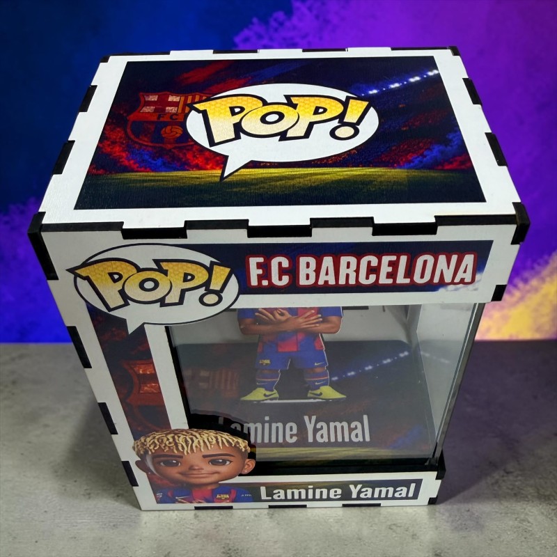 FUNKO DE MADERA EDICIÓN LAMINE YAMAL BARCELONA