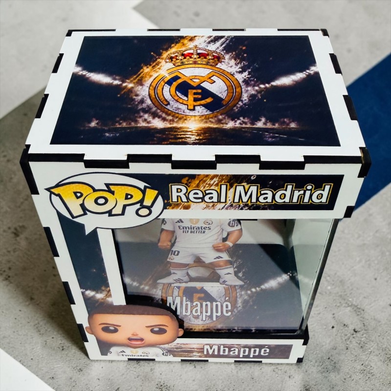 FUNKO DE MADERA EDICIÓN MBAPPÉ REAL MADRID