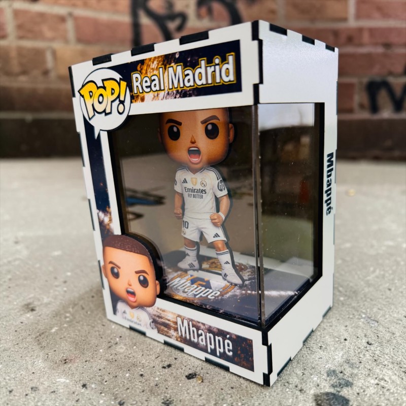 FUNKO DE MADERA EDICIÓN MBAPPÉ REAL MADRID