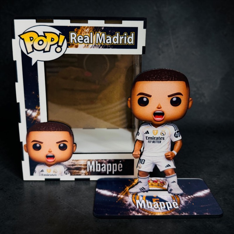 FUNKO DE MADERA EDICIÓN MBAPPÉ REAL MADRID