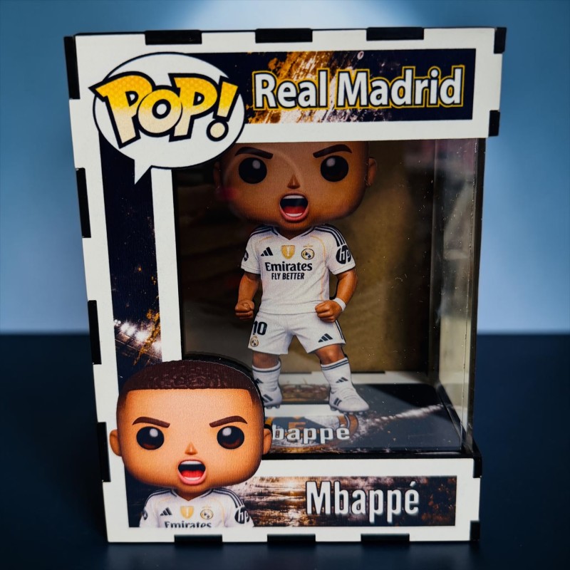 FUNKO DE MADERA EDICIÓN MBAPPÉ REAL MADRID