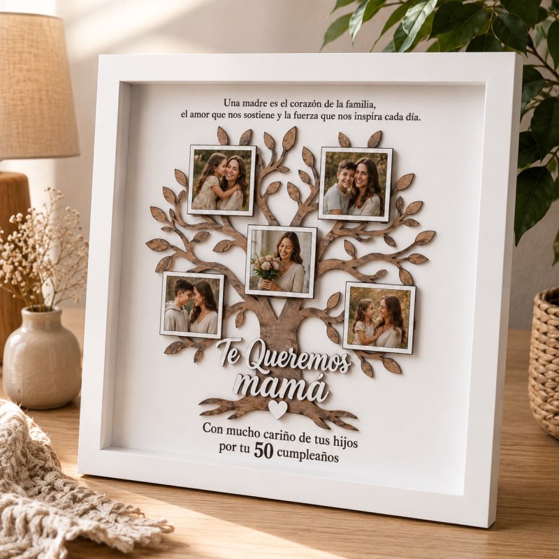 CUADRO ÁRBOL DE LA VIDA CON FOTOS