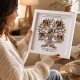 CUADRO ÁRBOL DE LA VIDA CON FOTOS
