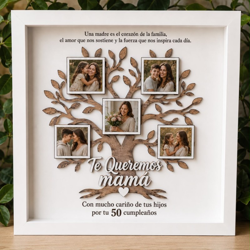 CUADRO ÁRBOL DE LA VIDA CON FOTOS