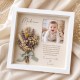 CUADRO CON RAMILLETE Y FOTO PERSONALIZADO