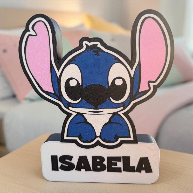 LÁMPARA 3D STITCH
