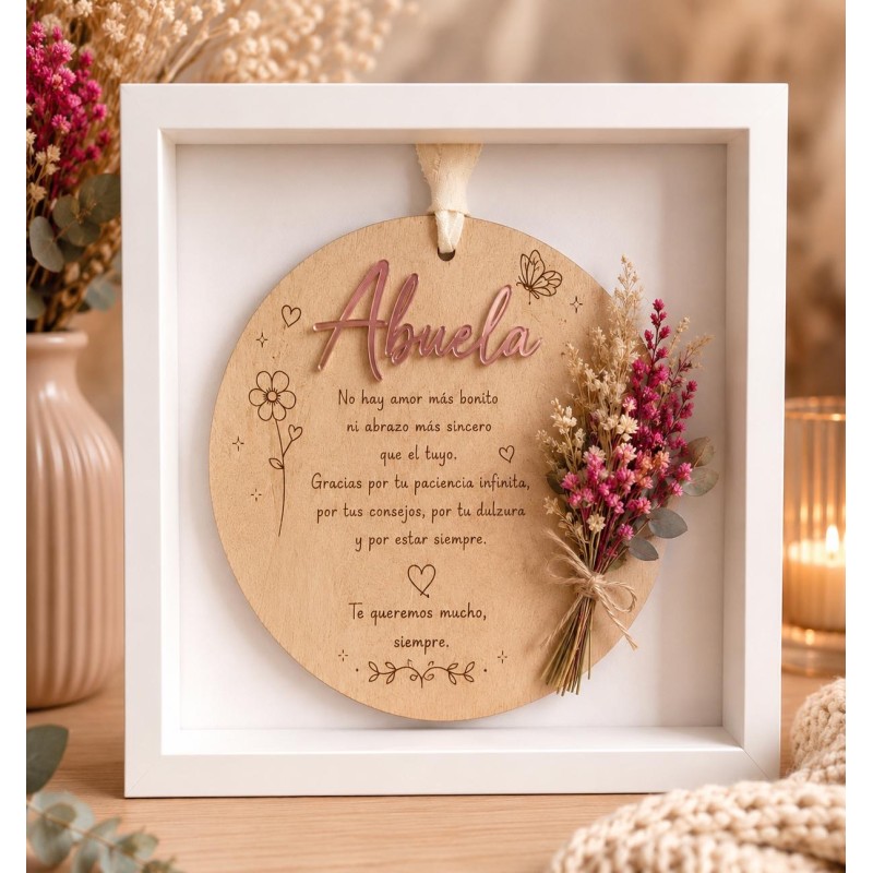 CUADRO JARDÍN DE RECUERDOS PERSONALIZADO