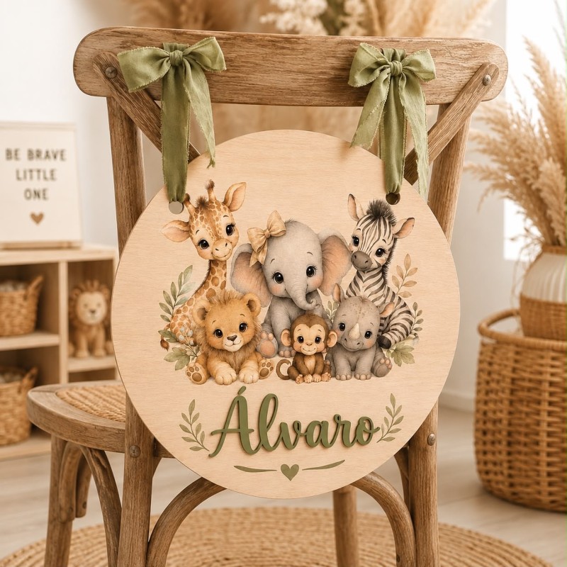 PLACA SILLA SAFARI