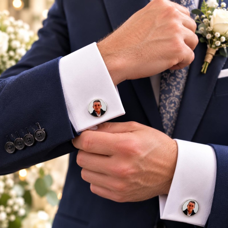GEMELOS PERSONALIZADOS CON FOTOGRAFÍA