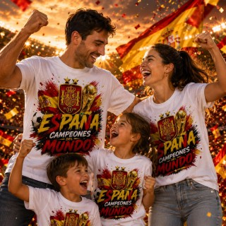 CAMISETA ESPAÑA CAMPEONES DEL MUNDO