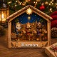 CAJA MADERA PESEBRE