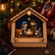 CAJA MADERA PESEBRE