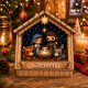 CAJA MADERA PESEBRE