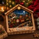 CAJA MADERA PESEBRE
