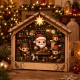 CAJA MADERA PESEBRE