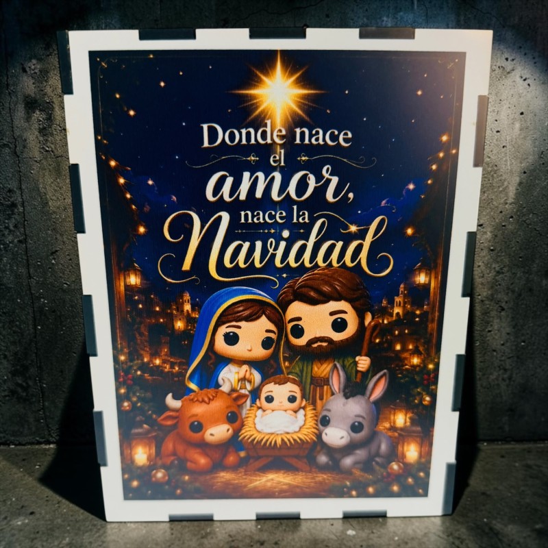 FUNKO DE MADERA EDICIÓN PORTAL DE BELÉN
