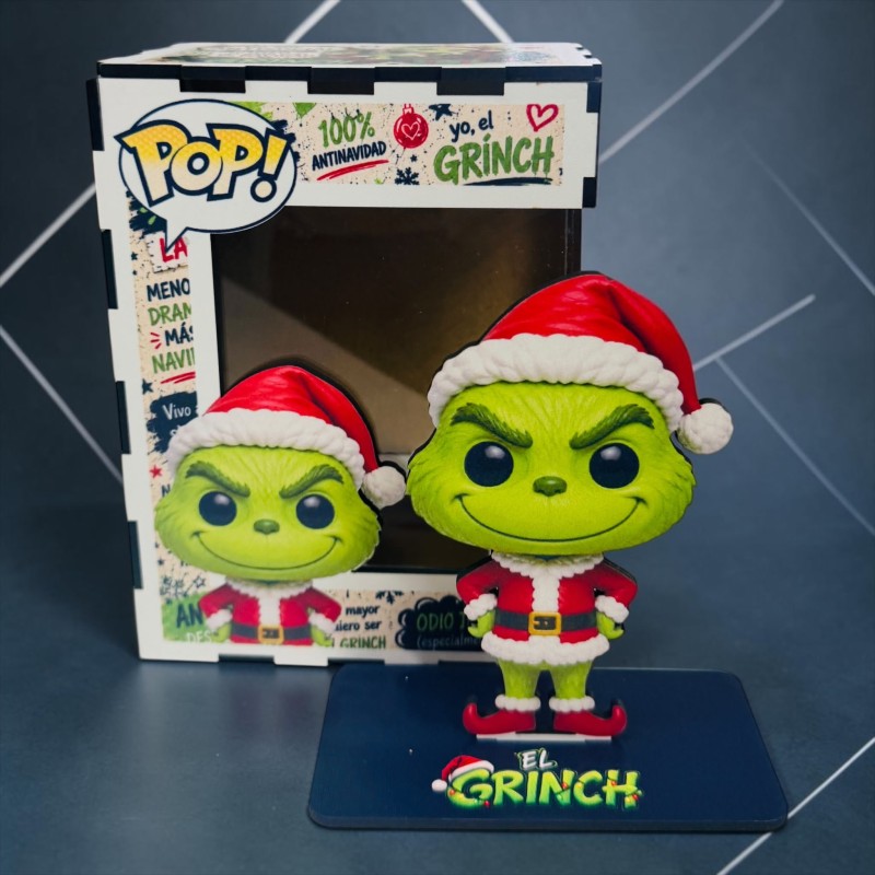 FUNKO DE MADERA EDICIÓN GRINCH