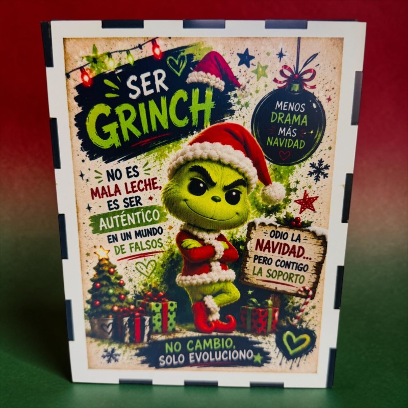 FUNKO DE MADERA EDICIÓN GRINCH