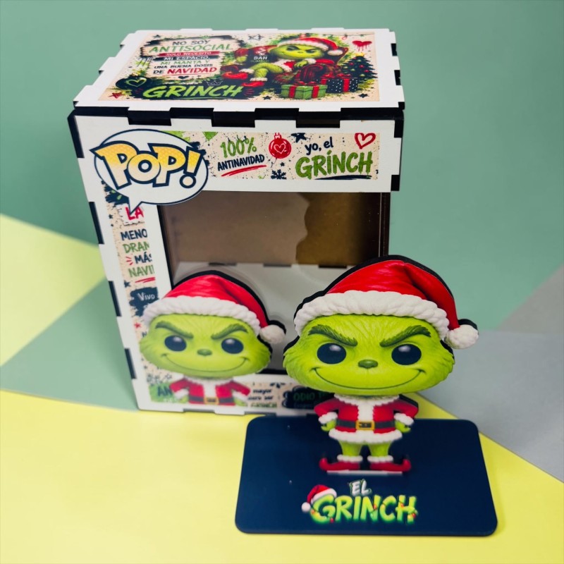 FUNKO DE MADERA EDICIÓN GRINCH