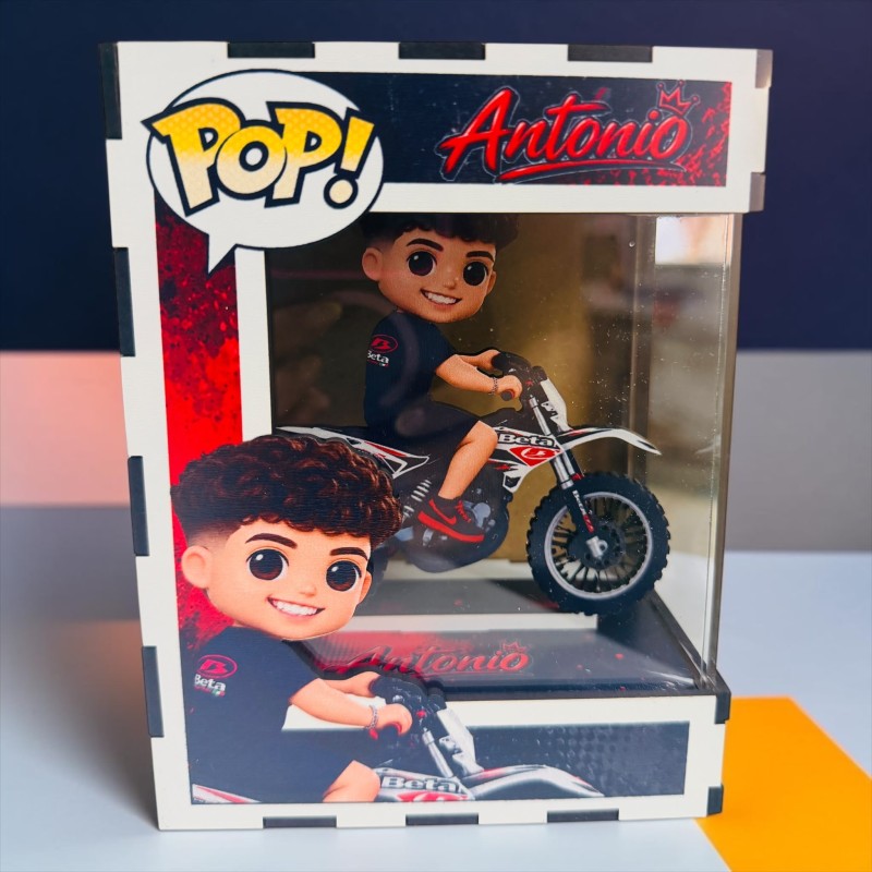 FUNKO DE MADERA MOTOS