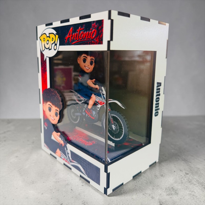 FUNKO DE MADERA MOTOS