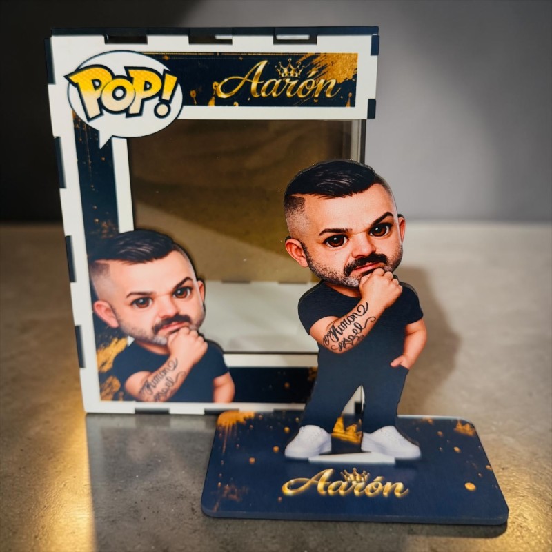 FUNKO DE MADERA PERSONALIZADO