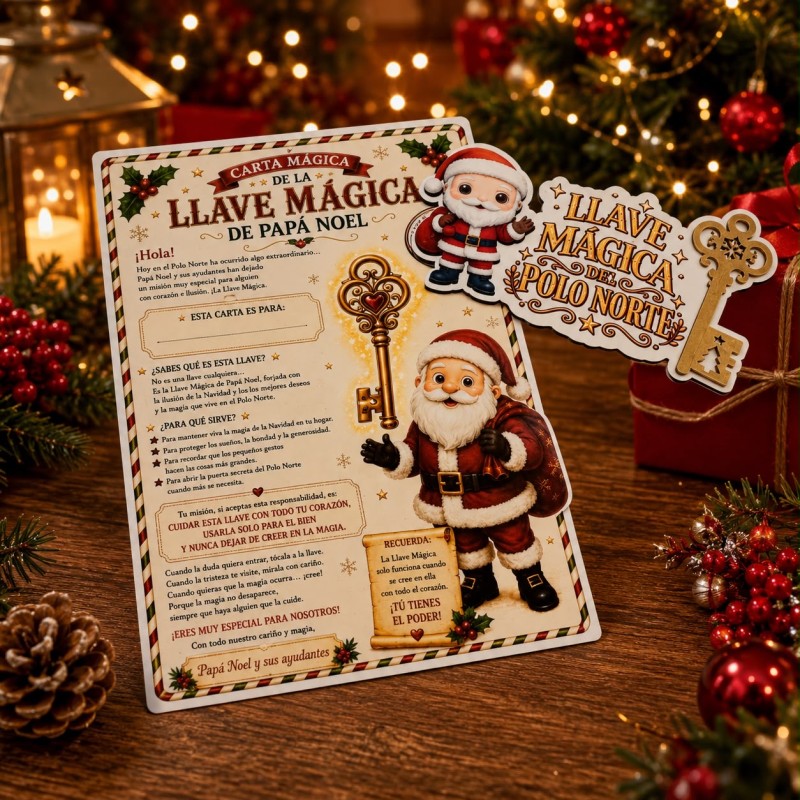 LLAVE MAGICA PAPÁ NOEL