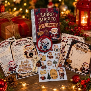 KIT LIBRO MÁGICO DE PAPÁ NOEL