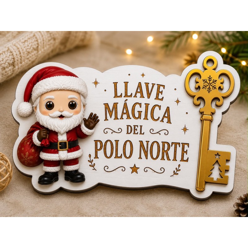 LLAVE MAGICA PAPÁ NOEL
