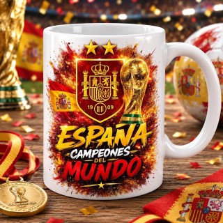 TAZA ESPAÑA CAMPEONES DEL MUNDO