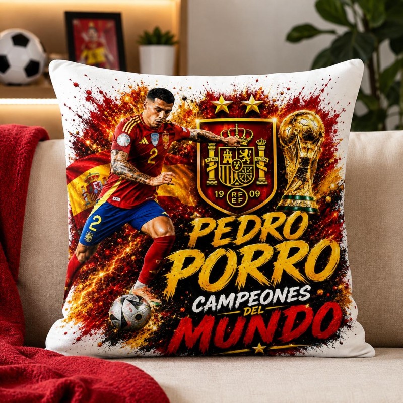 COJÍN JUGADORES SELECCIÓN ESPAÑOLA