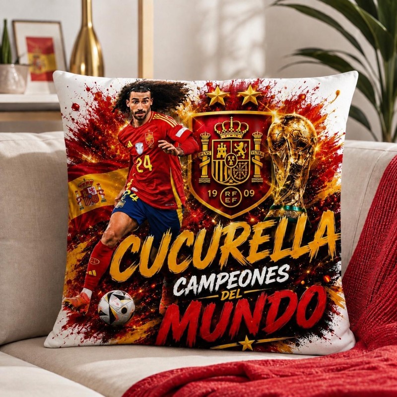 COJÍN JUGADORES SELECCIÓN ESPAÑOLA