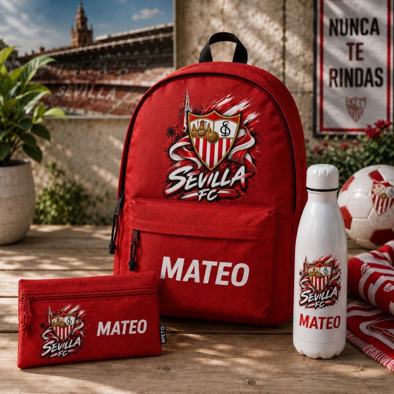 PACK MOCHILA+ESTUCHE+BOTELLA SEVILLA