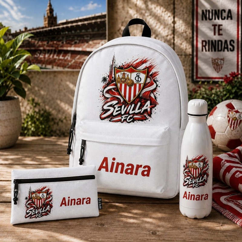 PACK MOCHILA+ESTUCHE+BOTELLA SEVILLA