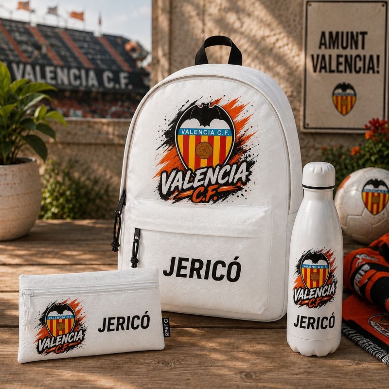 PACK MOCHILA+ESTUCHE+BOTELLA VALENCIA