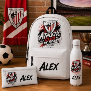 PACK MOCHILA+ESTUCHE+BOTELLA ATLÉTICO DE BILBAO