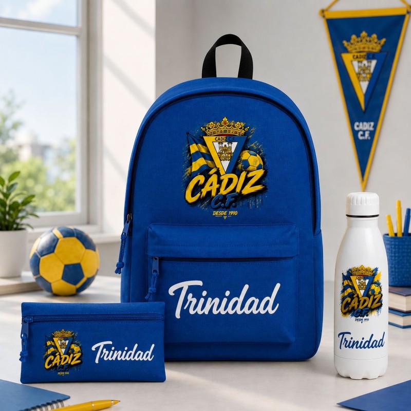 PACK MOCHILA+ESTUCHE+BOTELLA CADIZ