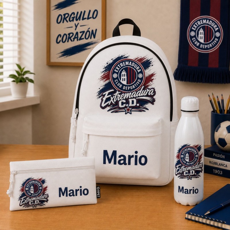 PACK MOCHILA+ESTUCHE+BOTELLA EXTREMADURA