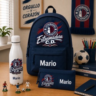PACK MOCHILA+ESTUCHE+BOTELLA EXTREMADURA