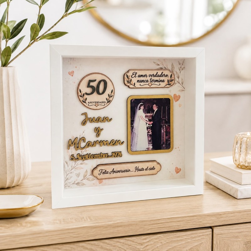 CUADRO PERSONALIZADO 50 ANIVERSARIO