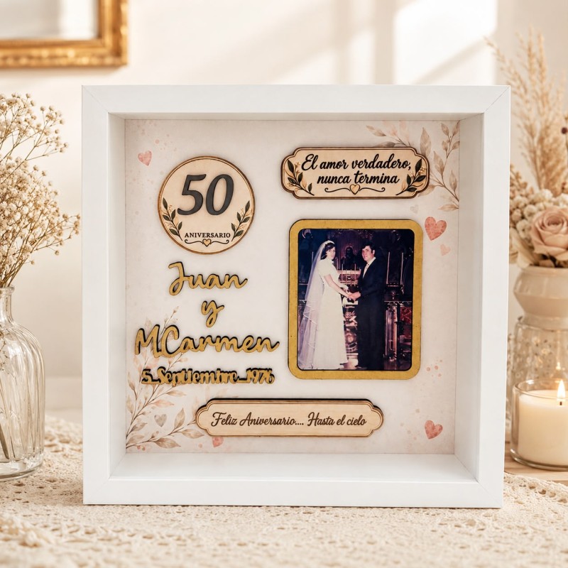 CUADRO PERSONALIZADO 50 ANIVERSARIO