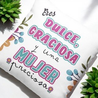 COJÍN DULCE Y GRACIOSA