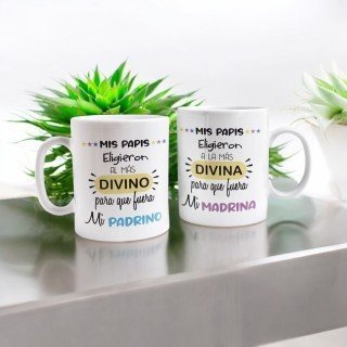 TAZA PADRINOS DIVINOS