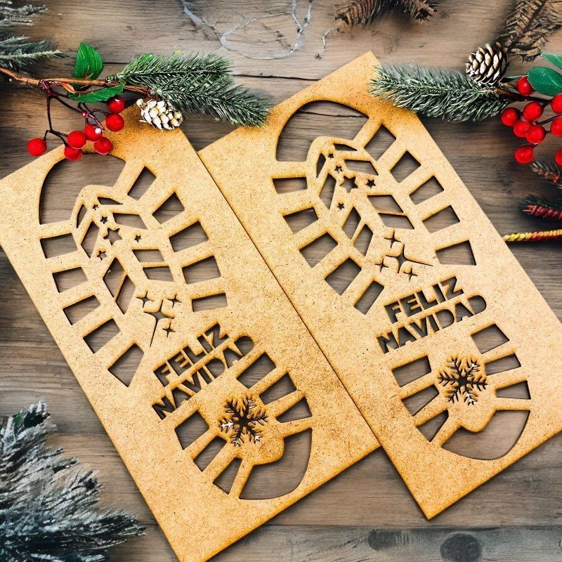 HUELLAS FELIZ NAVIDAD